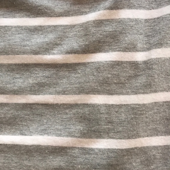 Knit gray and white stripe dress - Picture 4 of 4